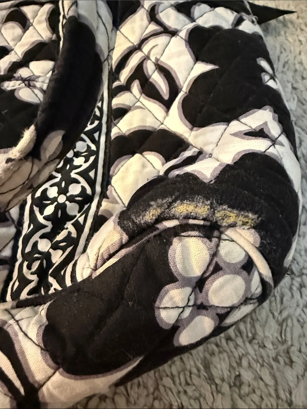 Vera Bradley Quilted Floral Tote with Wallet. Eclectic grandpa cozy tote wallet